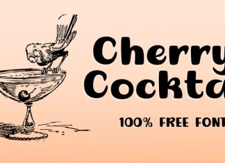 Cherry Cocktail Font