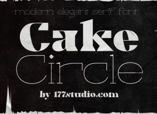 Cake Circle Font