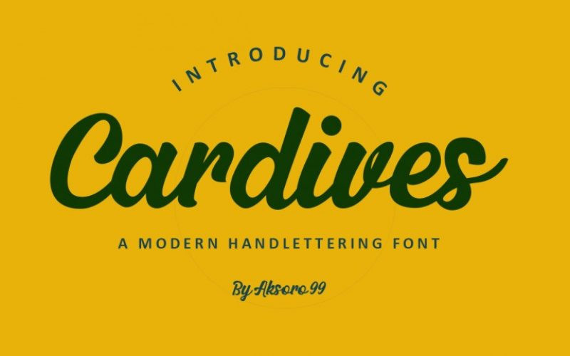 Cardives Font