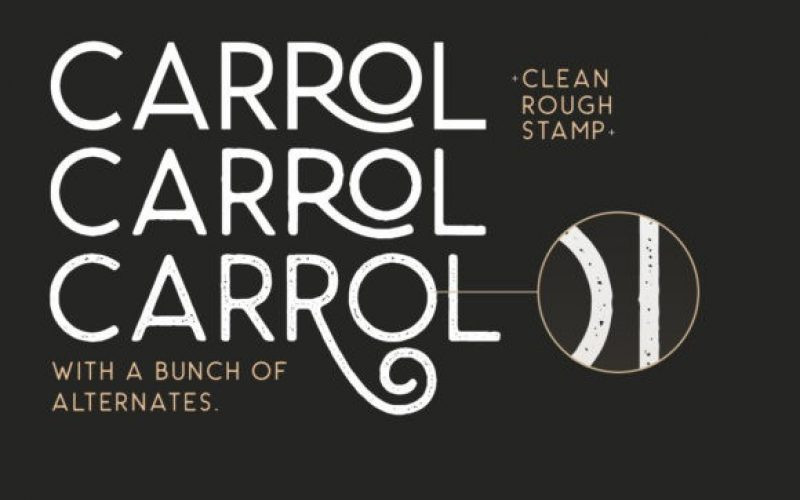 Carrol Wild Font