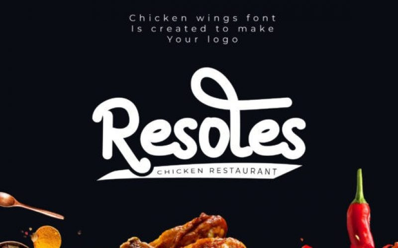 Chicken wings Font