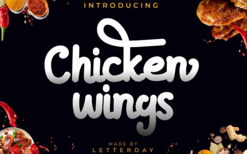 Chicken wings Font