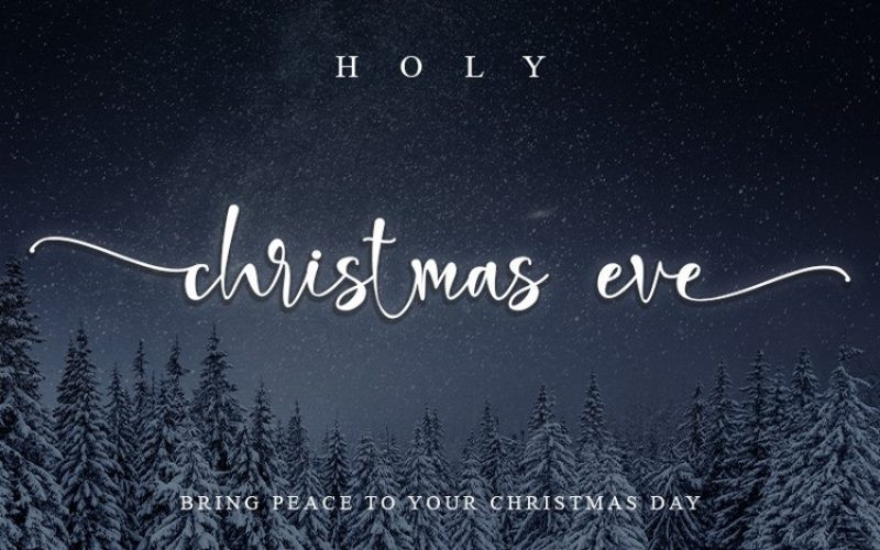 Christmas Eve Font