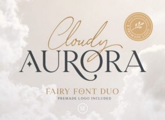 Cloudy Aurora Font