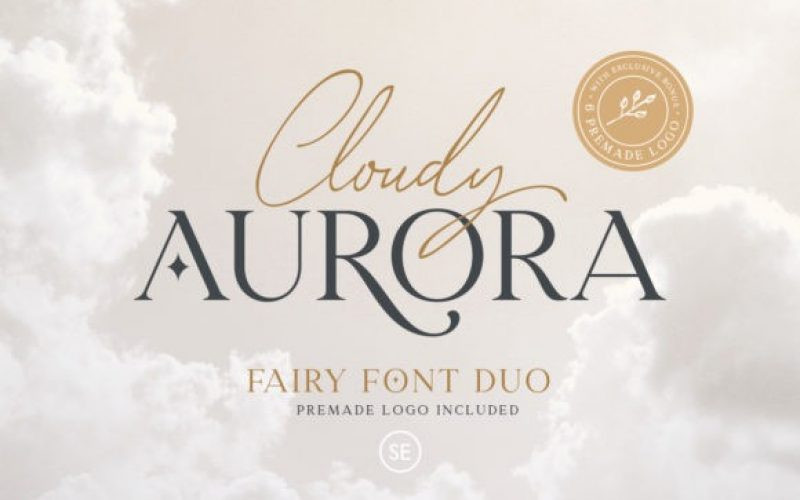 Cloudy Aurora Font