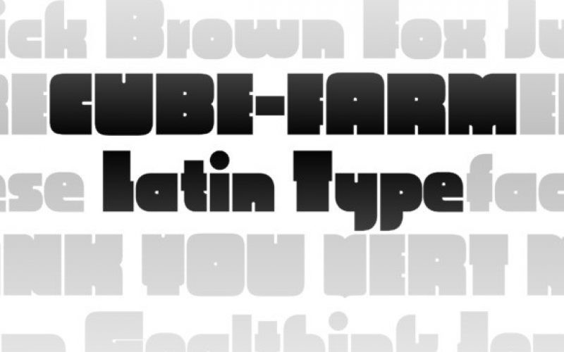 CubeFarm Font