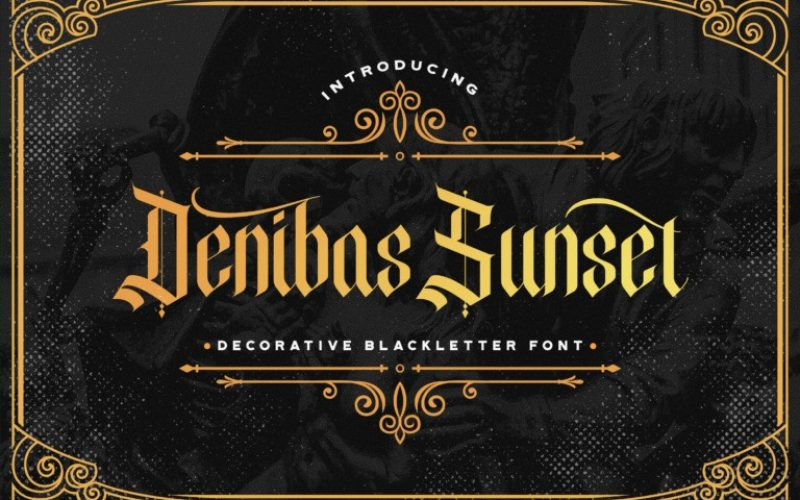 Denibas Sunset Font