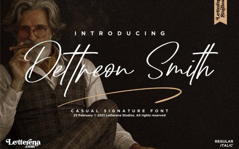 Dettreon Smith Font