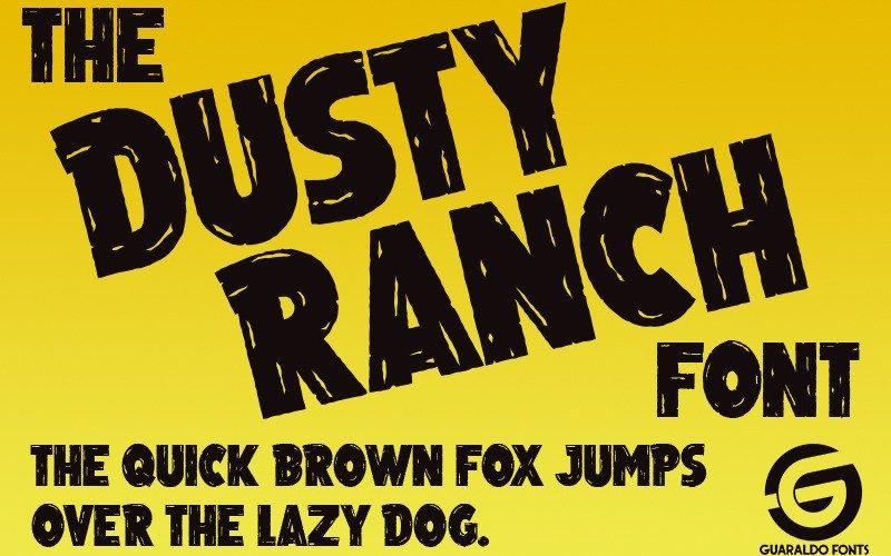 Dusty Ranch Font