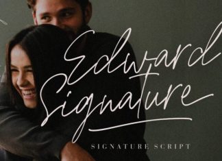 Edward Signature Font
