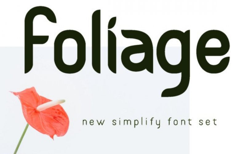 Foliage Font