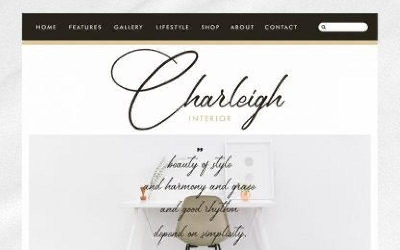 Glamour Line Font