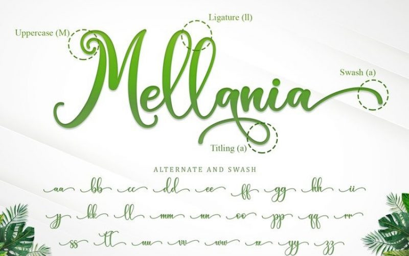 Green Leaves Font