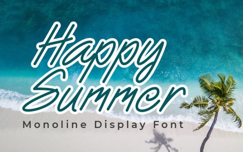 Happy Summer Font