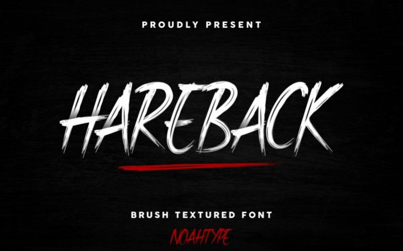 Hareback Font