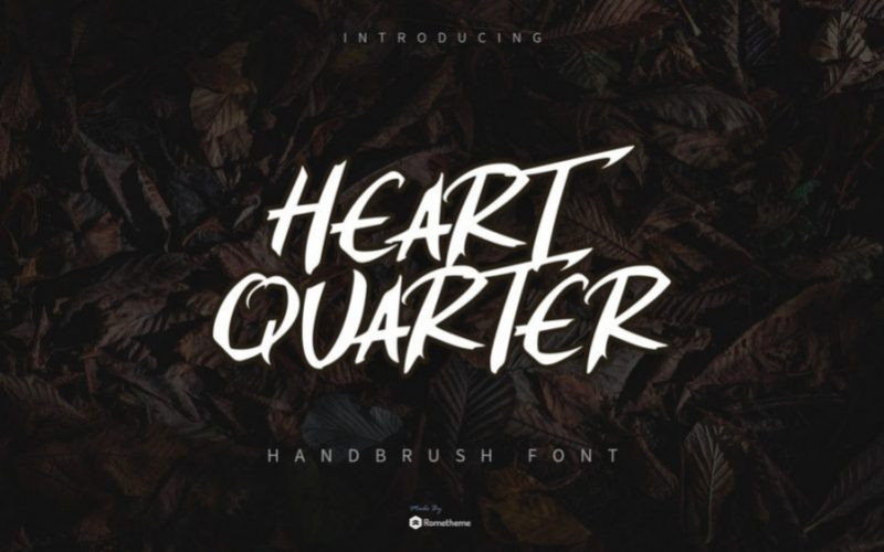 Heart Quarter Font