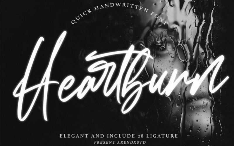 Heartburn Font