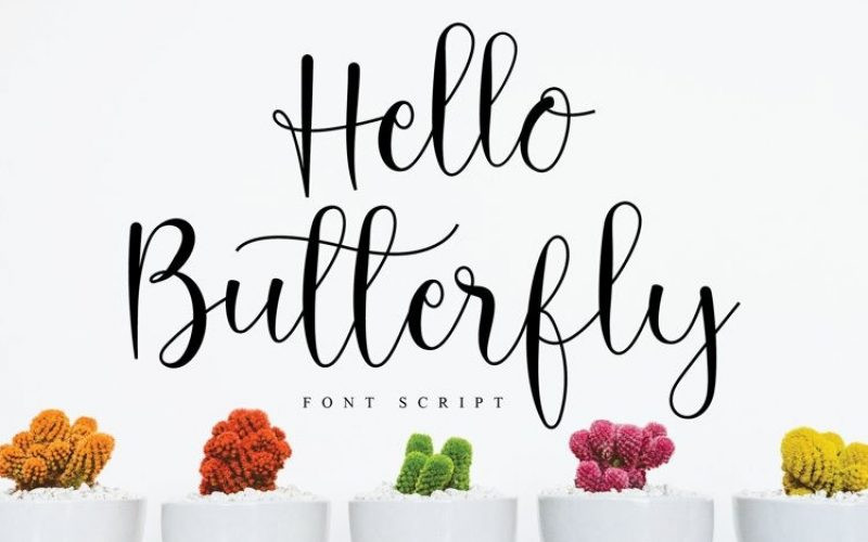 Hello Butterfly Font