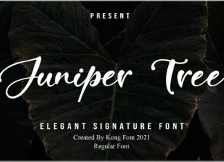 Juniper Tree Font