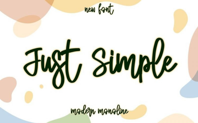 Just Simple Font