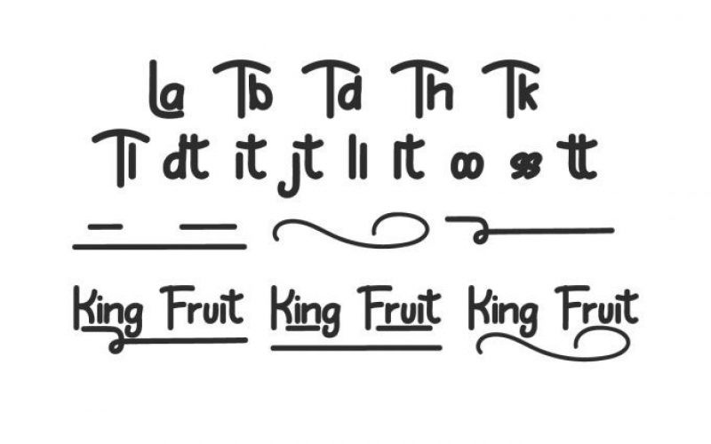 King Fruit Font