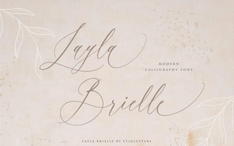 Layla Brielle Font