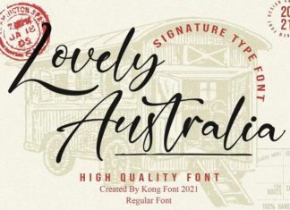 Lovely Australia Font
