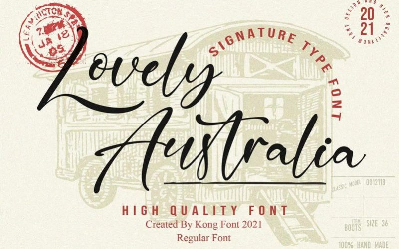 Lovely Australia Font