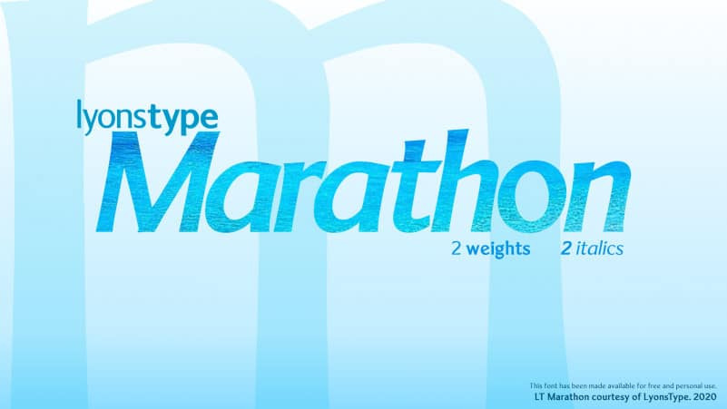 LT Marathon Font