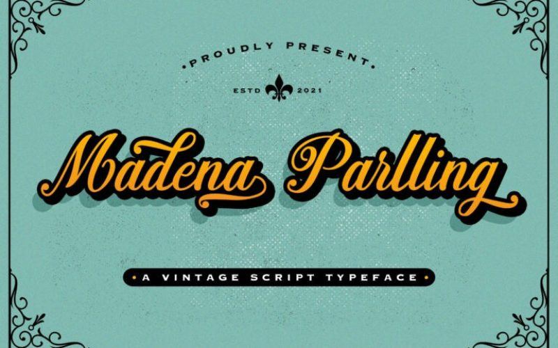 Madena Parlling Font