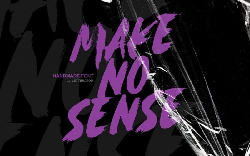 Make No Sense Font