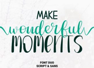 Make Wonderful Moments Font