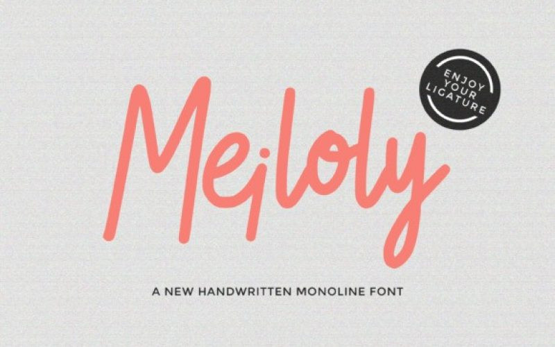 Meiloly Font