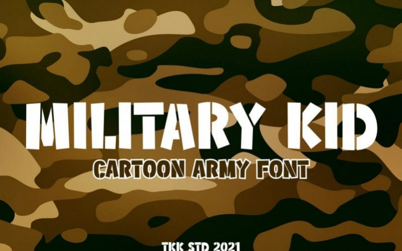 Military Kid Font