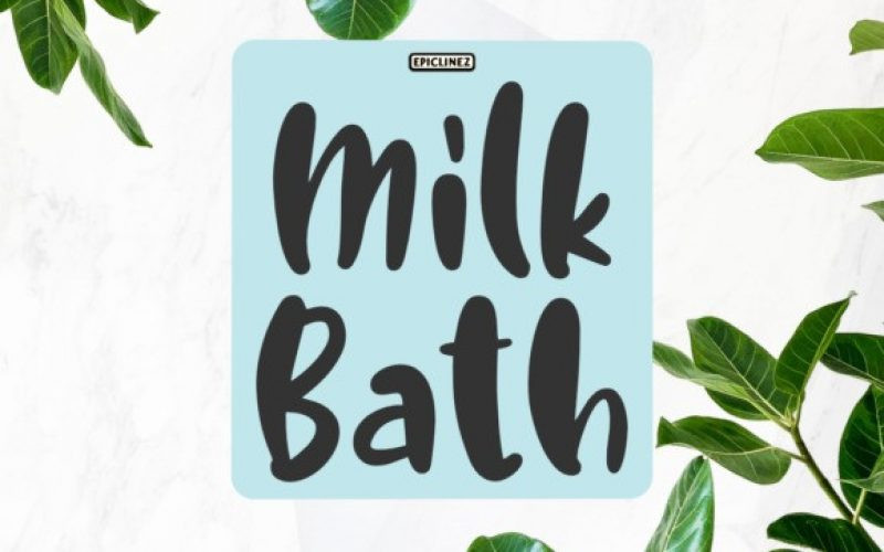 Milk Bath Font