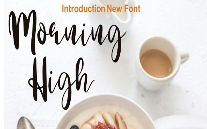 Morning High Font