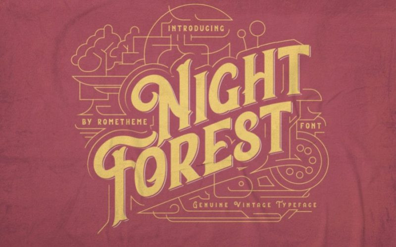 Night Forest Font