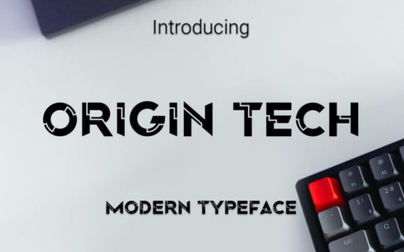 Origin Tech Font
