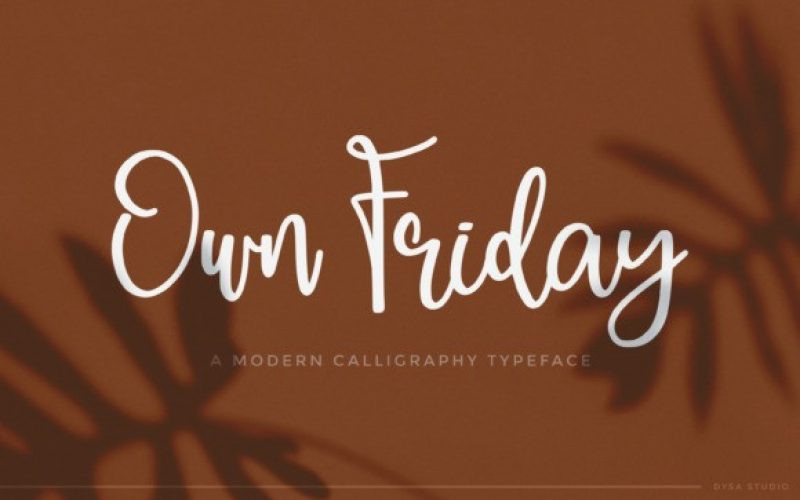 Own Friday Font