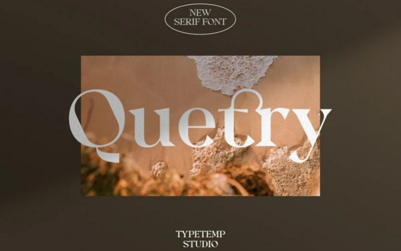 Quetry Font