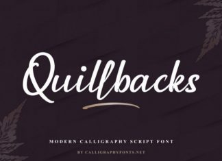 Quillbacks  Font