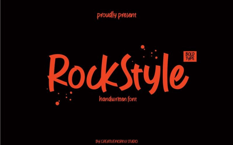 Rock Style Font