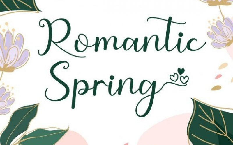 Romantic Spring Font