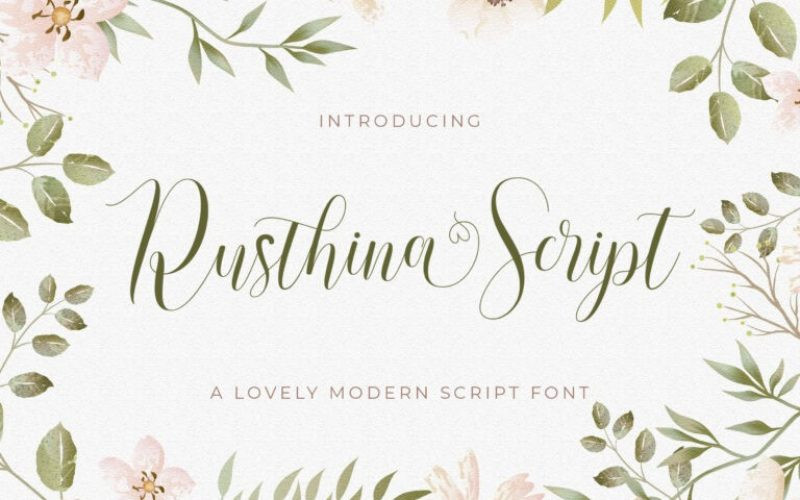 Rusthina Font