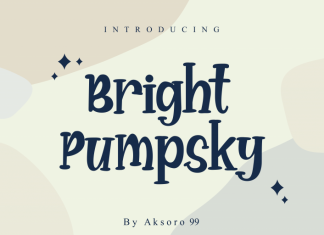 Bright Pumpsky Font