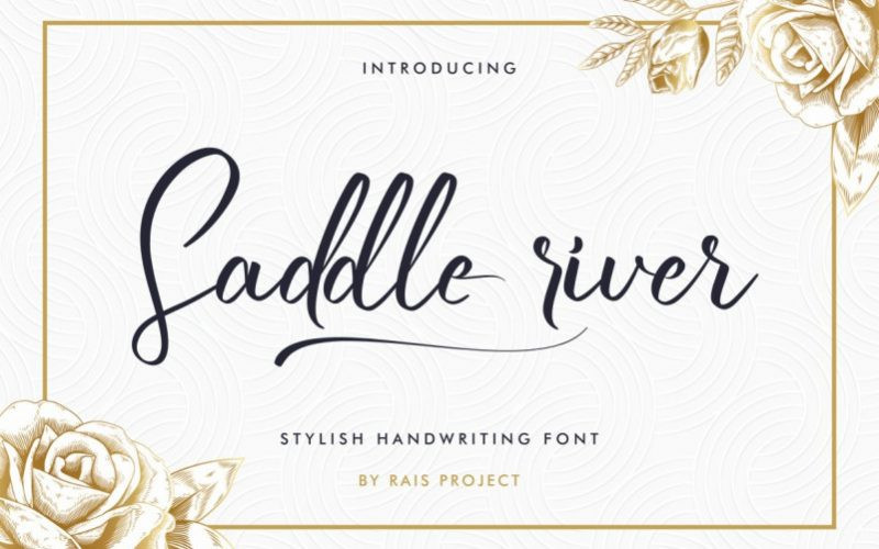 Saddle River Font