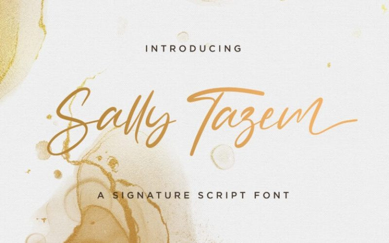 Sally Tazem Font