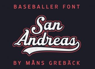 San Andreas Font