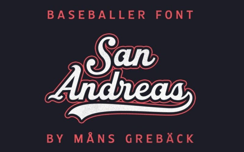 San Andreas Font