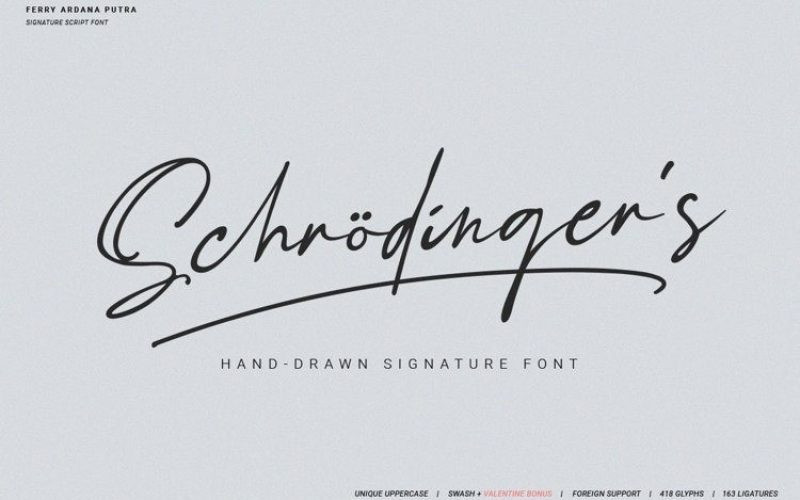 Schrödinger’s Font